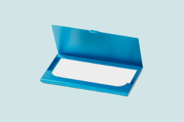 Bild von Visitenkartenetui - Hellblau 5mm