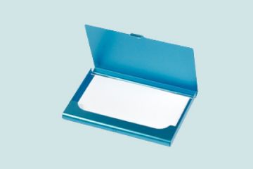 Bild von Visitenkartenetui - Hellblau 10mm